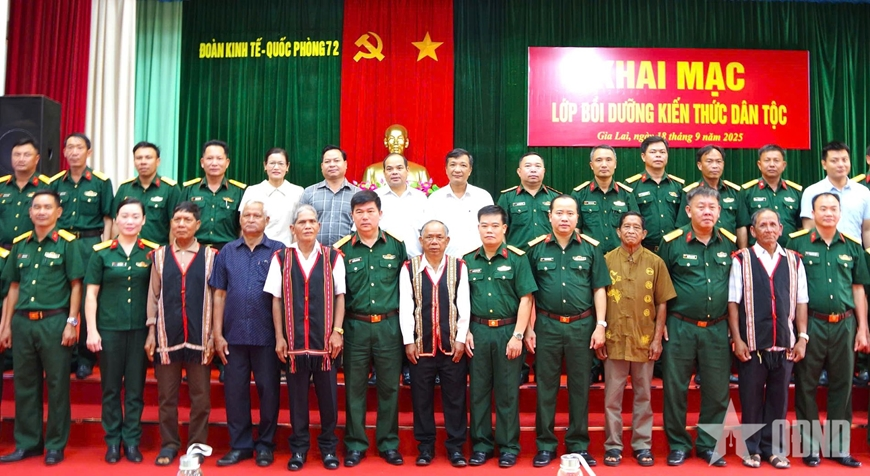 Đoàn Kinh tế-Quốc phòng 72: Trang bị kiến thức dân tộc cho cán bộ, đảng viên, người lao động 